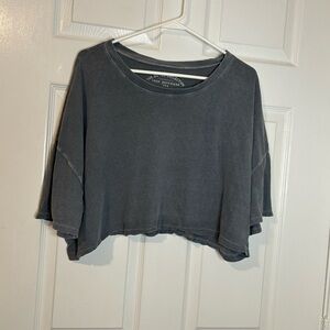 Aeropostale Charcoal Gray Crop Top. Crosslisted